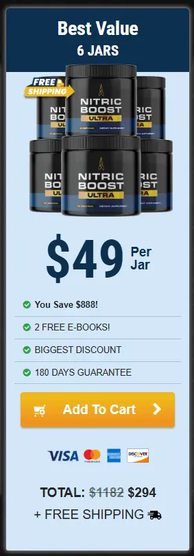 Nitric Boost 6 Jars